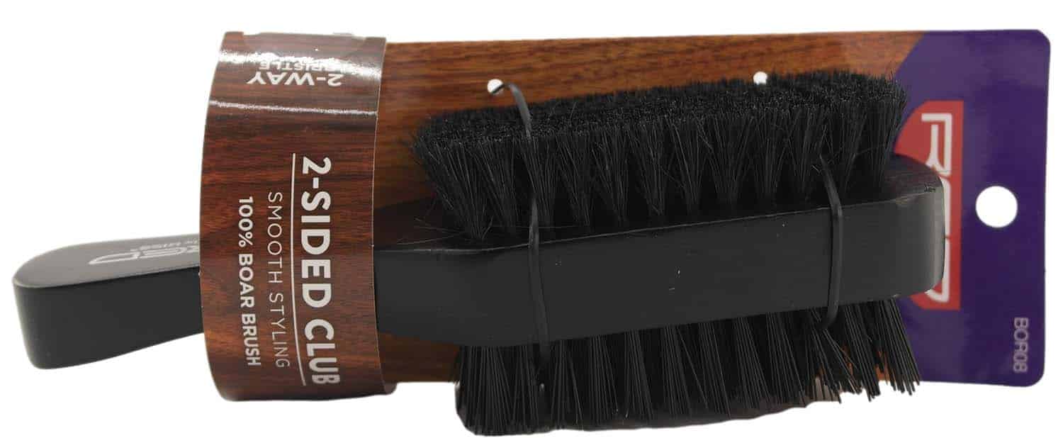 Punainen kaksipuolinen harja (pehmeä/kova)