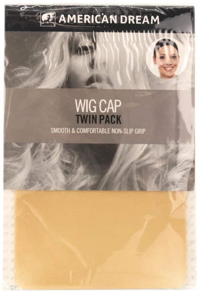 American Dream Beige Wig Cap - 2 kpl