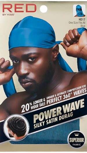 Red By Kiss Power Wave Silky Satin Durag - Sininen