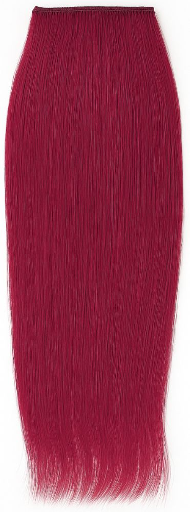 Unihair 100 % Remy-ihmishiukset 18"-20" - viininpunainen