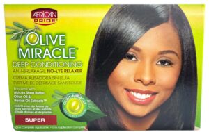 African Pride Olive Miracle Relaxer Super