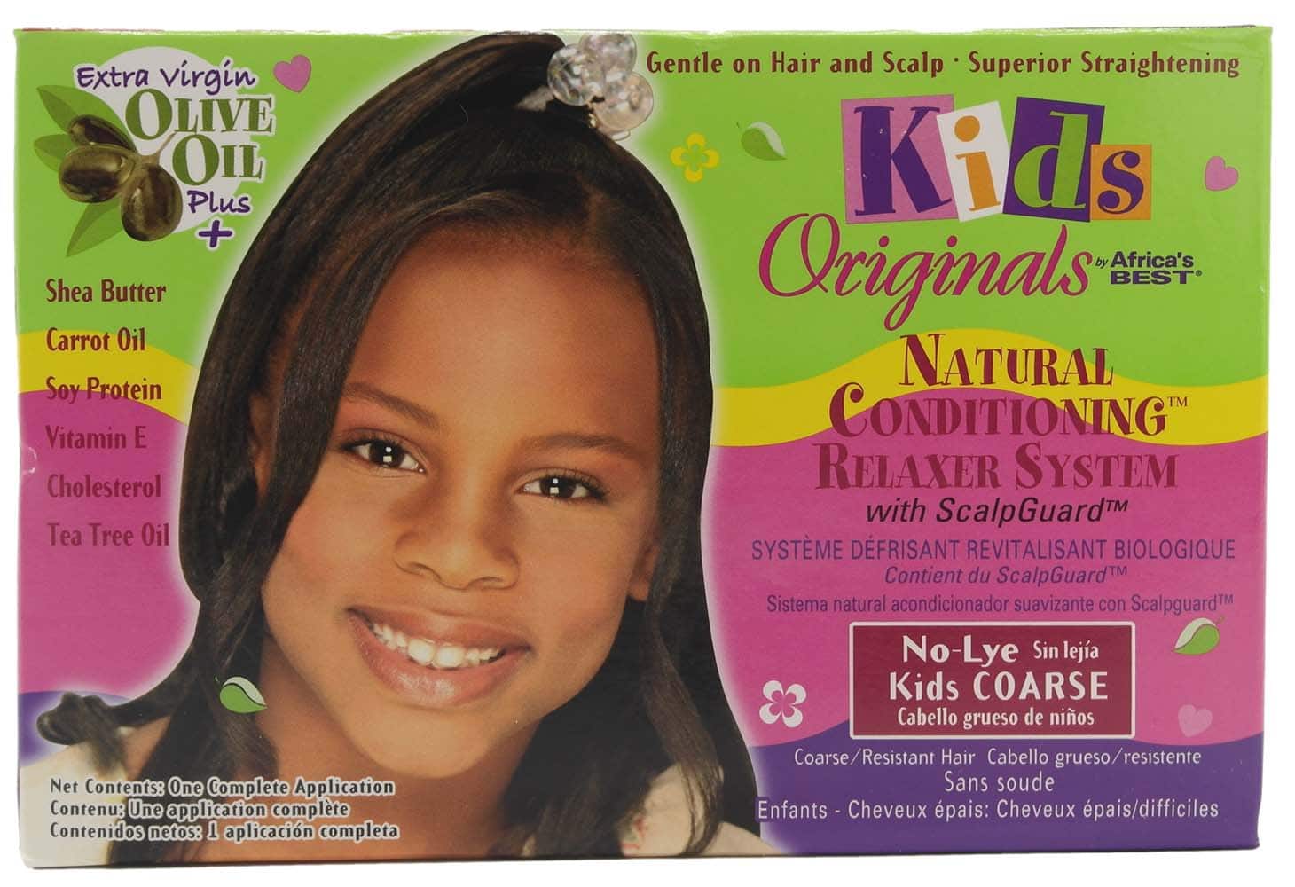 Africa's Best Kids Organic Relaxer System, Kids Coarse