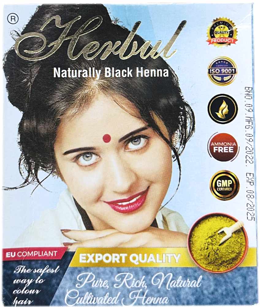 Herbul Henna Naturally Black 6x10 g