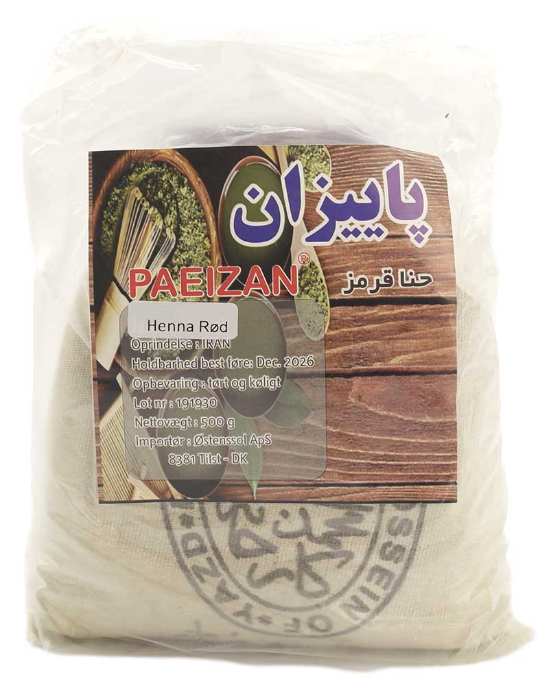 Paeizan Henna, Rød 500 g
