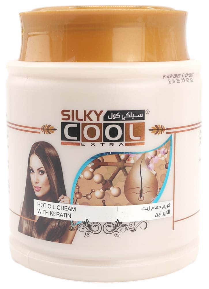 Silky Cool Hot Oil Hair Cream Karatin 1 l