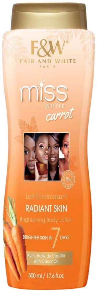 Fair & White Miss White Carrot Brightening Bodylotion 500 ml
